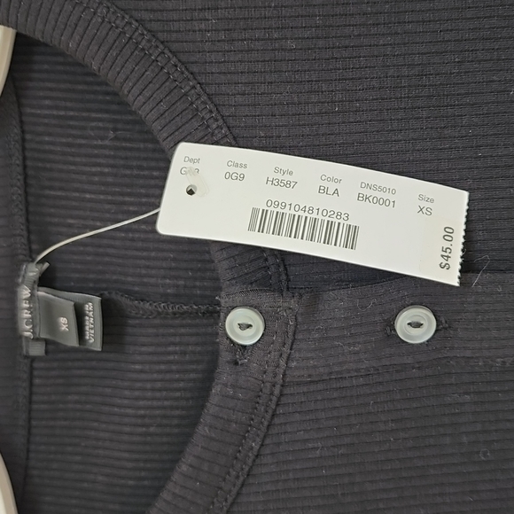 JCrew black long sleeve bodysuit - Picture 3 of 6